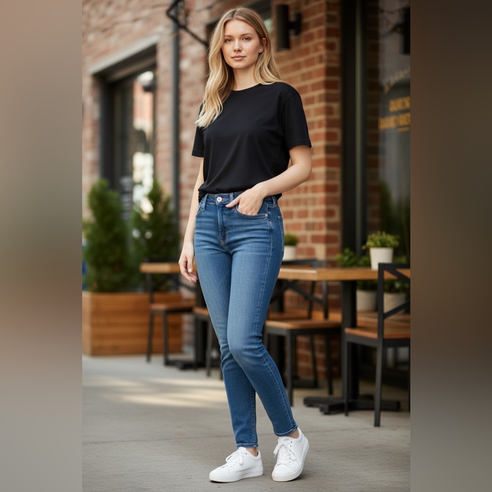 Hudson Jeans Blue Slim Fit Denim
